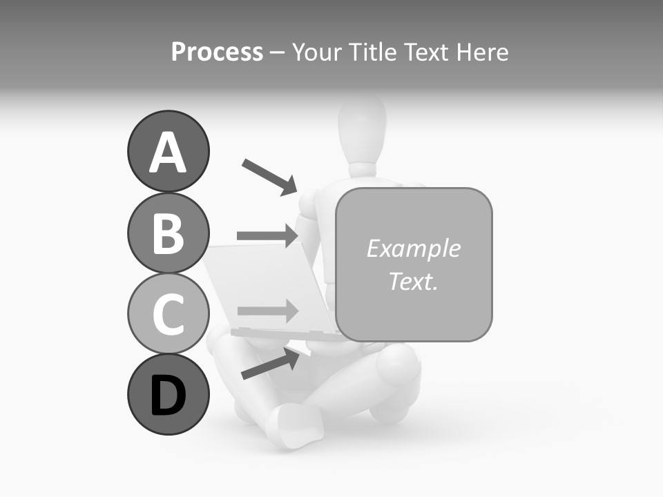 Reflection Heart Vector PowerPoint Template