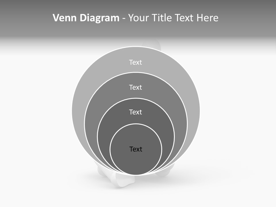 Reflection Heart Vector PowerPoint Template