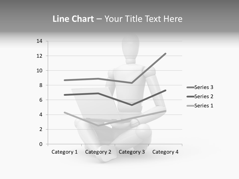 Reflection Heart Vector PowerPoint Template