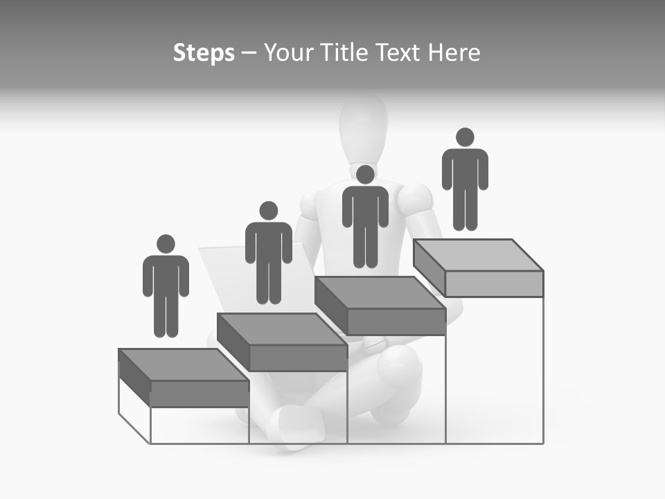 Reflection Heart Vector PowerPoint Template