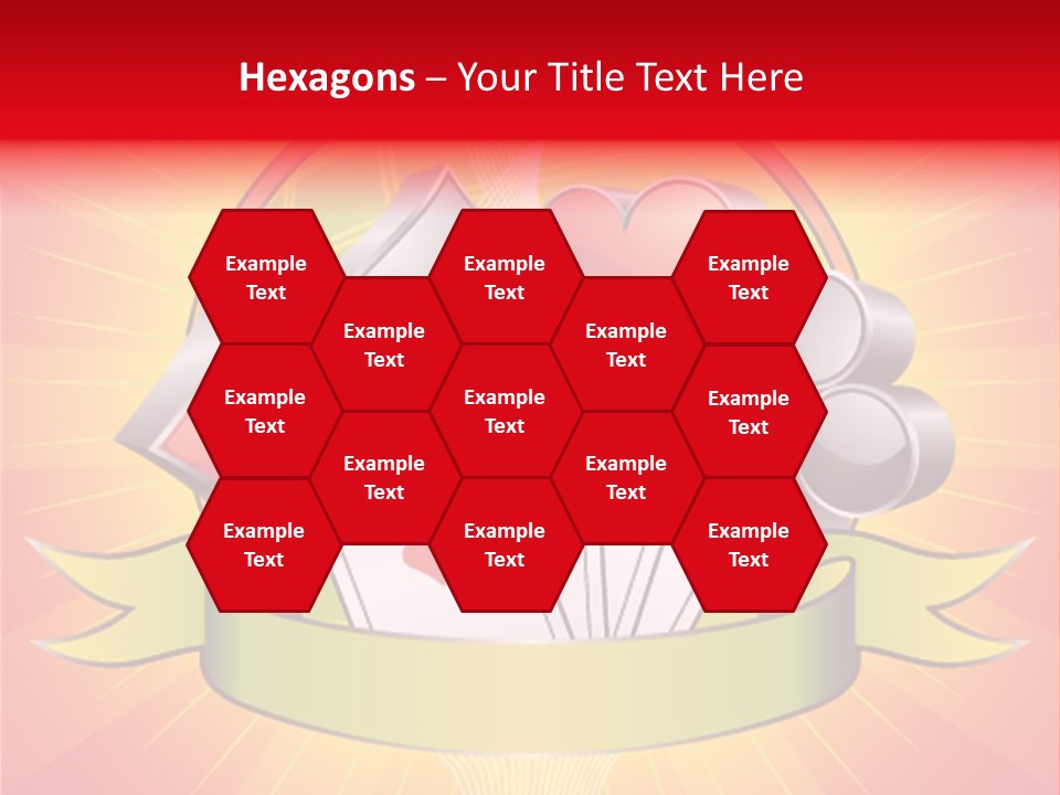 Gamble Bell Red PowerPoint Template