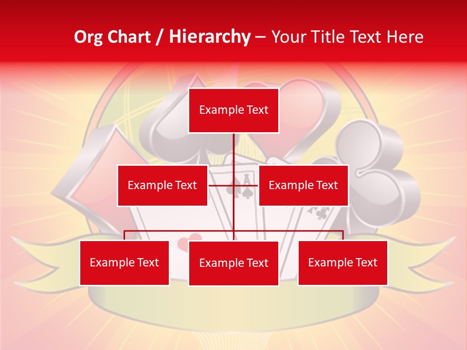 Gamble Bell Red PowerPoint Template