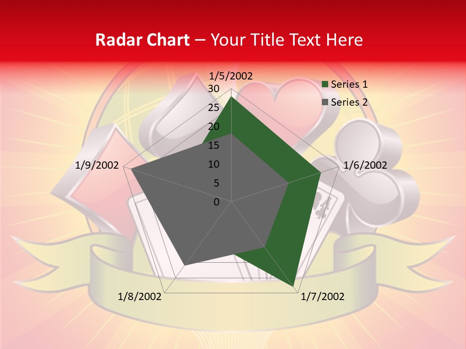Gamble Bell Red PowerPoint Template