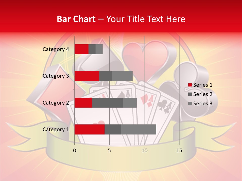 Gamble Bell Red PowerPoint Template