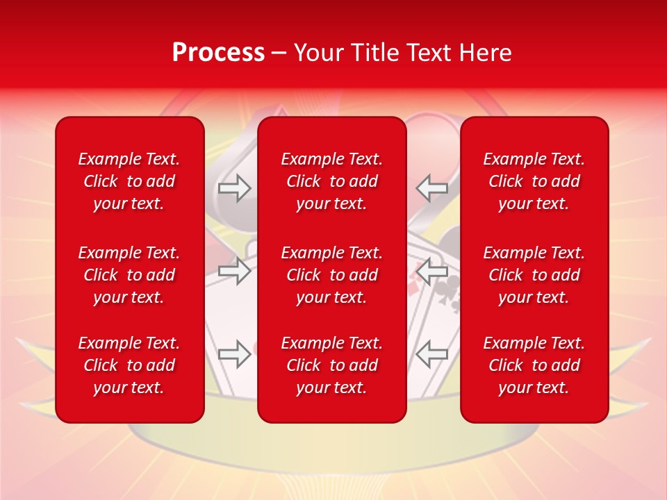 Gamble Bell Red PowerPoint Template