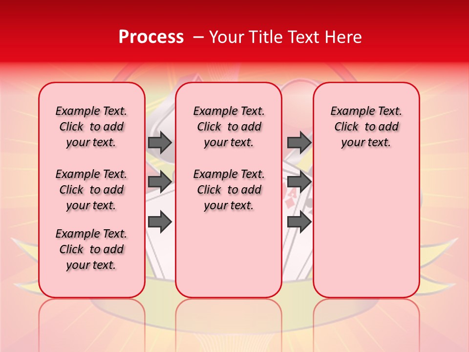 Gamble Bell Red PowerPoint Template