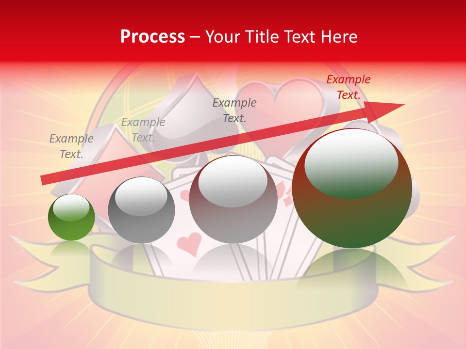 Gamble Bell Red PowerPoint Template