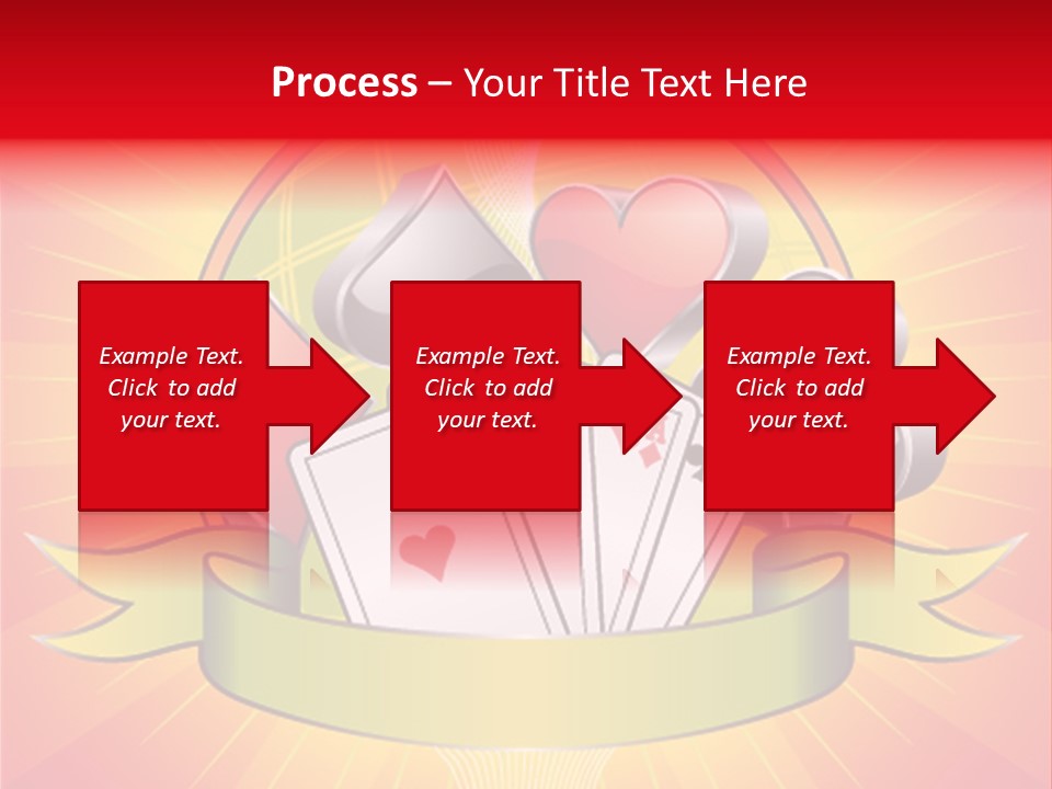 Gamble Bell Red PowerPoint Template