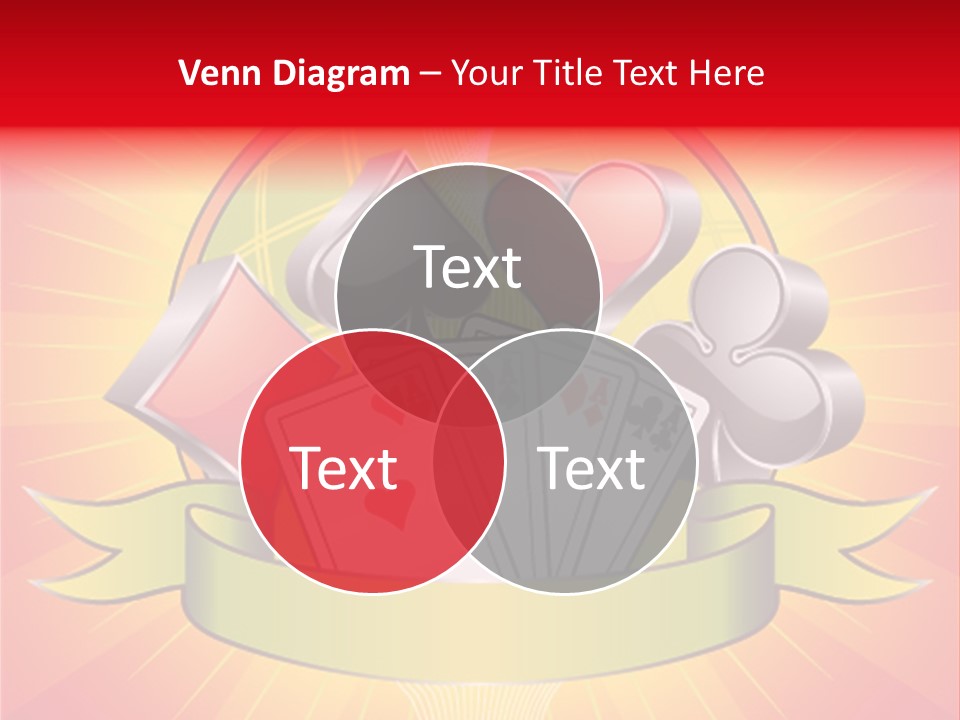 Gamble Bell Red PowerPoint Template