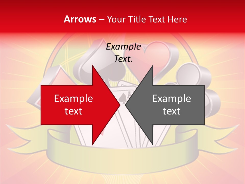 Gamble Bell Red PowerPoint Template