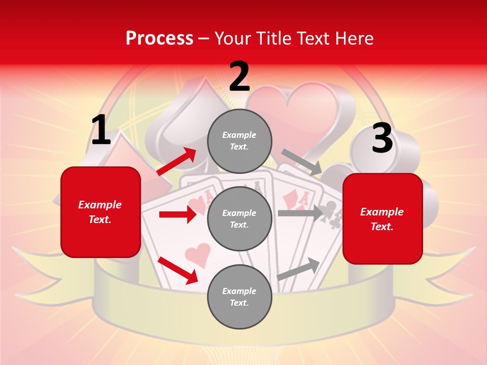 Gamble Bell Red PowerPoint Template