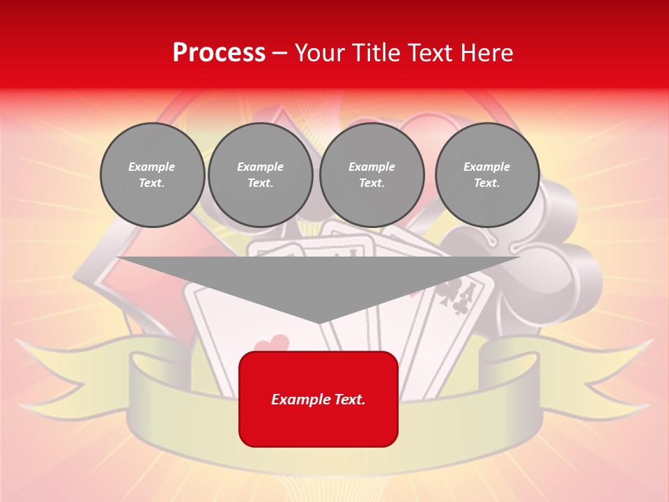 Gamble Bell Red PowerPoint Template