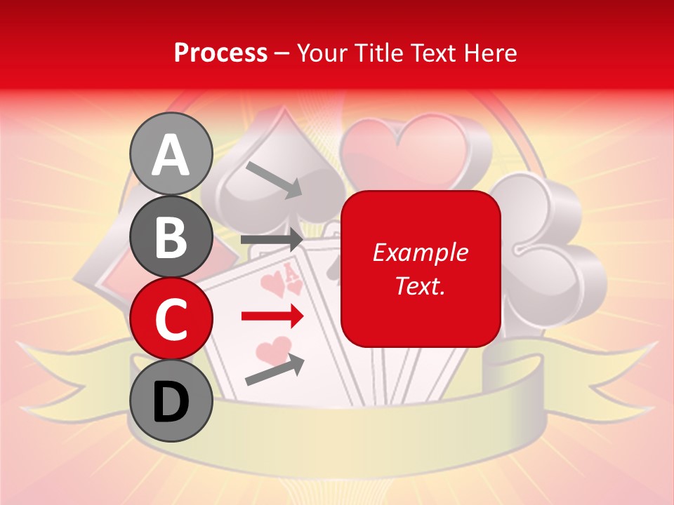 Gamble Bell Red PowerPoint Template