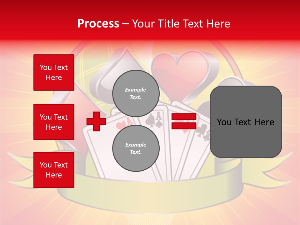 Gamble Bell Red PowerPoint Template