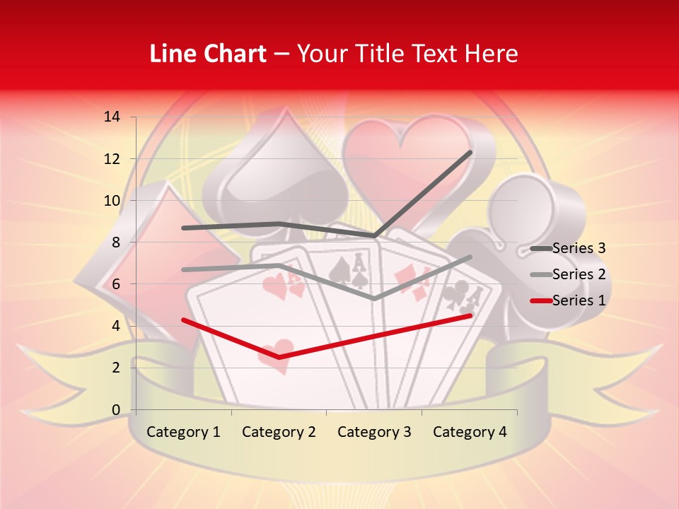 Gamble Bell Red PowerPoint Template