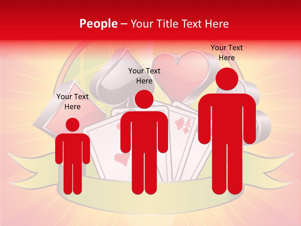 Gamble Bell Red PowerPoint Template