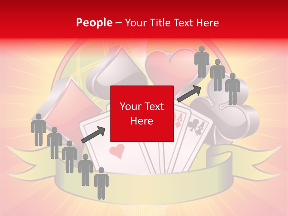 Gamble Bell Red PowerPoint Template