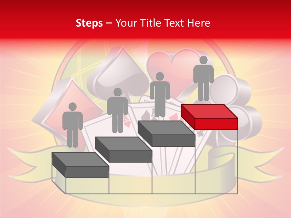Gamble Bell Red PowerPoint Template