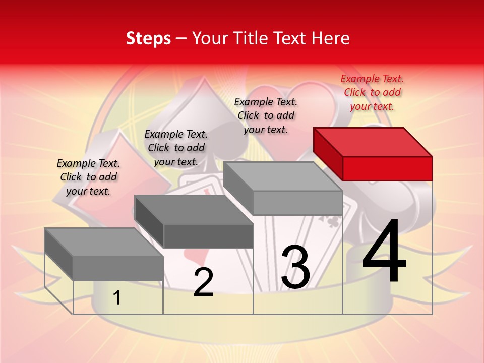 Gamble Bell Red PowerPoint Template
