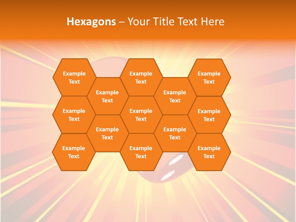 A Pair Of Dices On A Red And Yellow Background PowerPoint Template