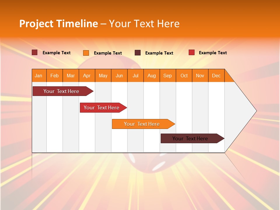 A Pair Of Dices On A Red And Yellow Background PowerPoint Template