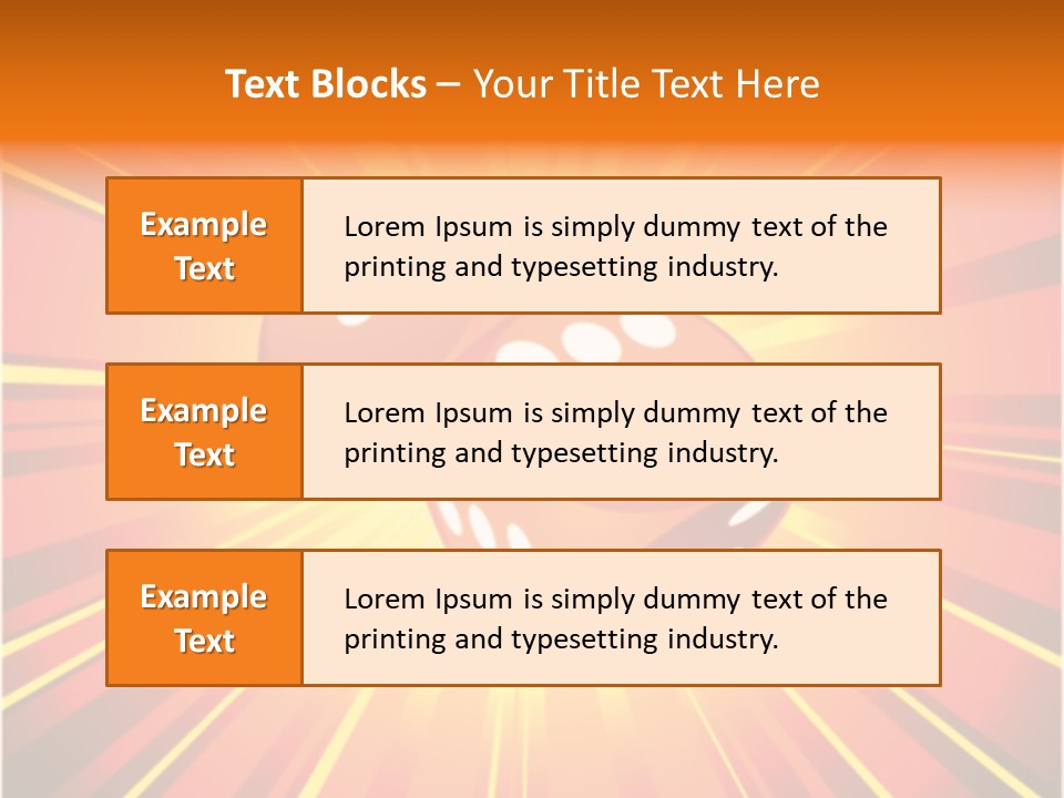 A Pair Of Dices On A Red And Yellow Background PowerPoint Template