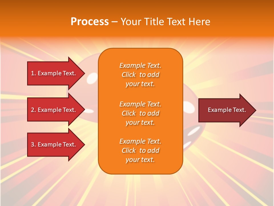 A Pair Of Dices On A Red And Yellow Background PowerPoint Template