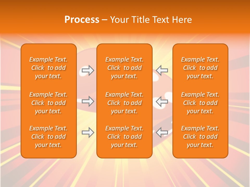 A Pair Of Dices On A Red And Yellow Background PowerPoint Template