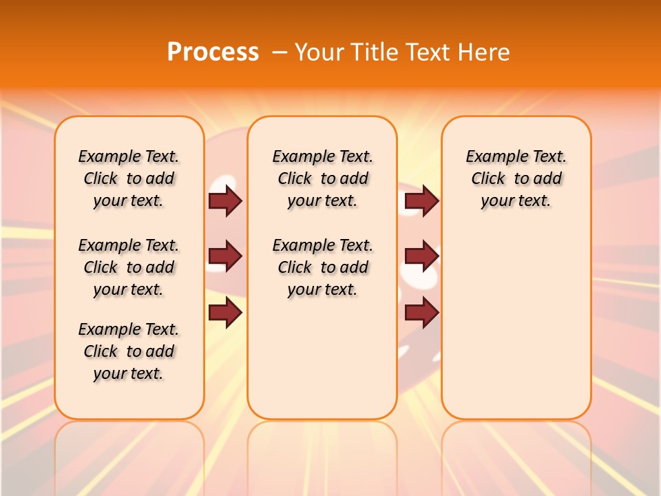 A Pair Of Dices On A Red And Yellow Background PowerPoint Template