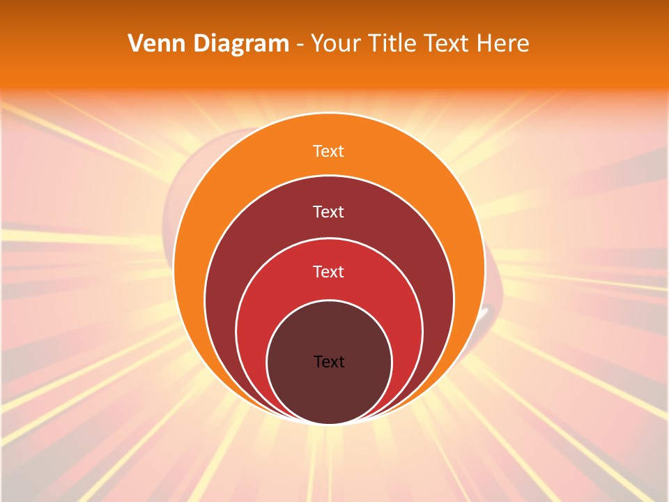 A Pair Of Dices On A Red And Yellow Background PowerPoint Template
