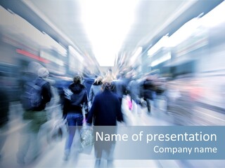 Subway Passenger Zoom PowerPoint Template