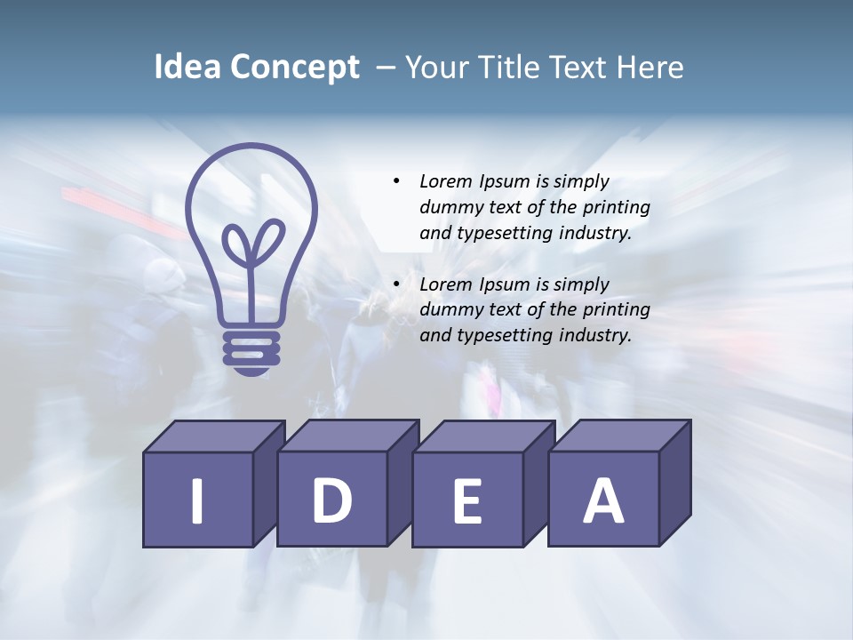 Subway Passenger Zoom PowerPoint Template