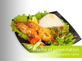 Parsley Food Eating PowerPoint Template