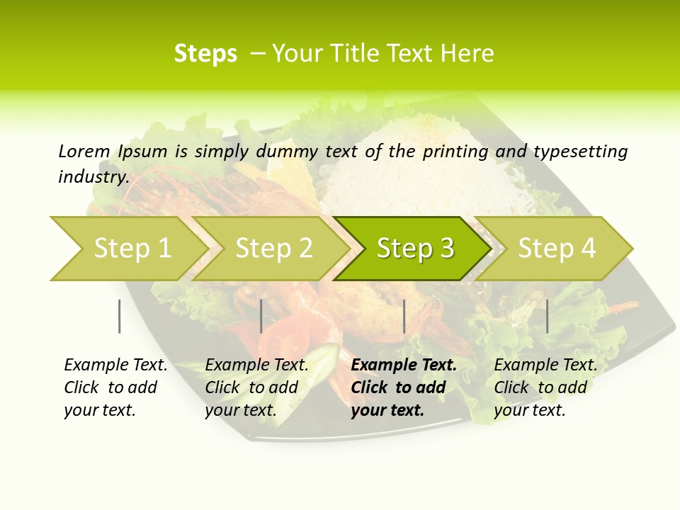 Parsley Food Eating PowerPoint Template