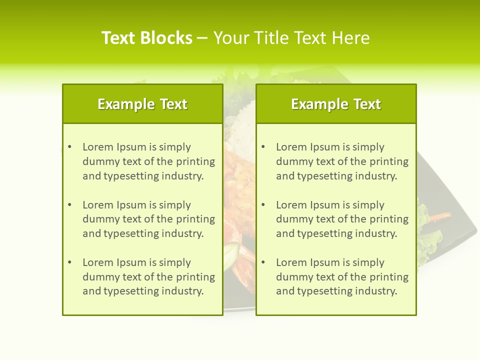 Parsley Food Eating PowerPoint Template