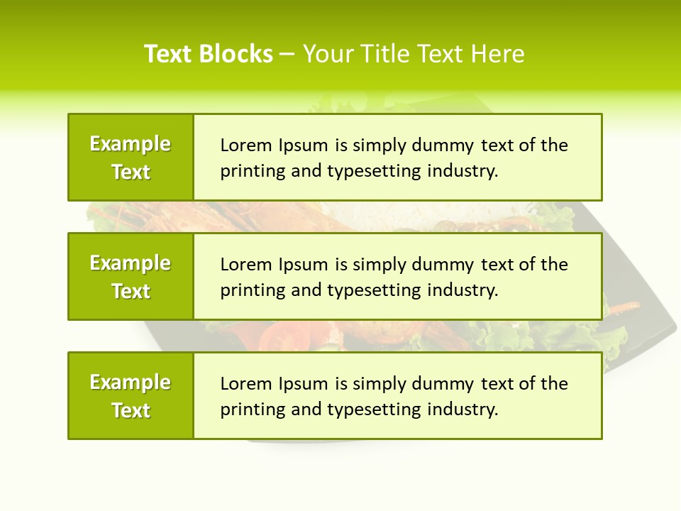 Parsley Food Eating PowerPoint Template