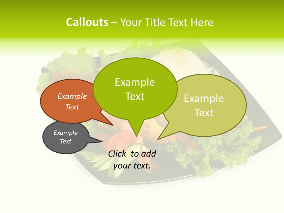 Parsley Food Eating PowerPoint Template