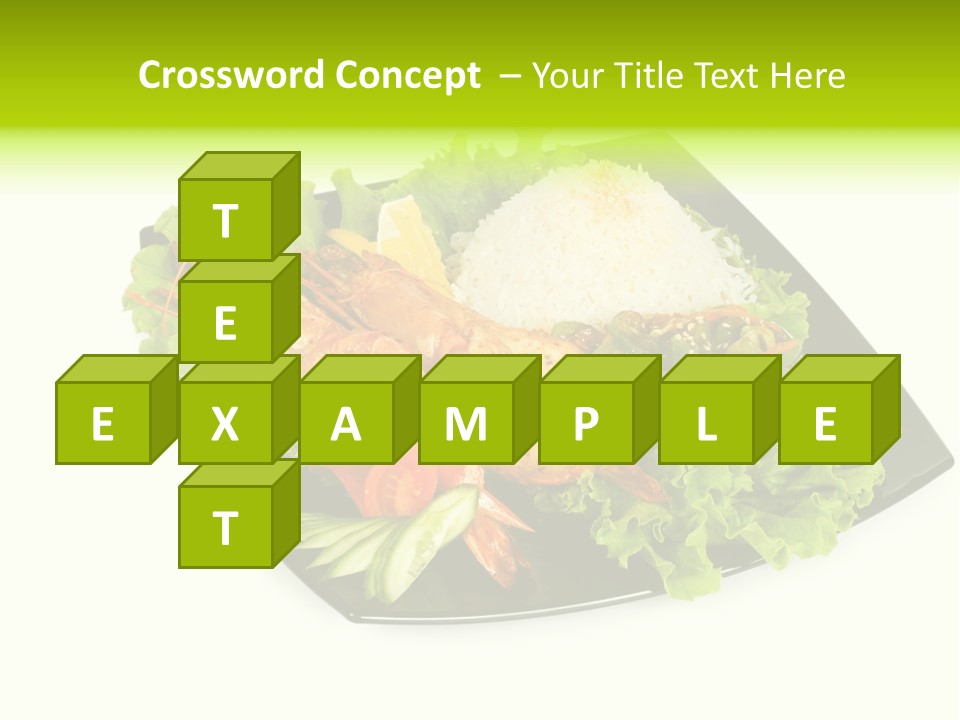 Parsley Food Eating PowerPoint Template