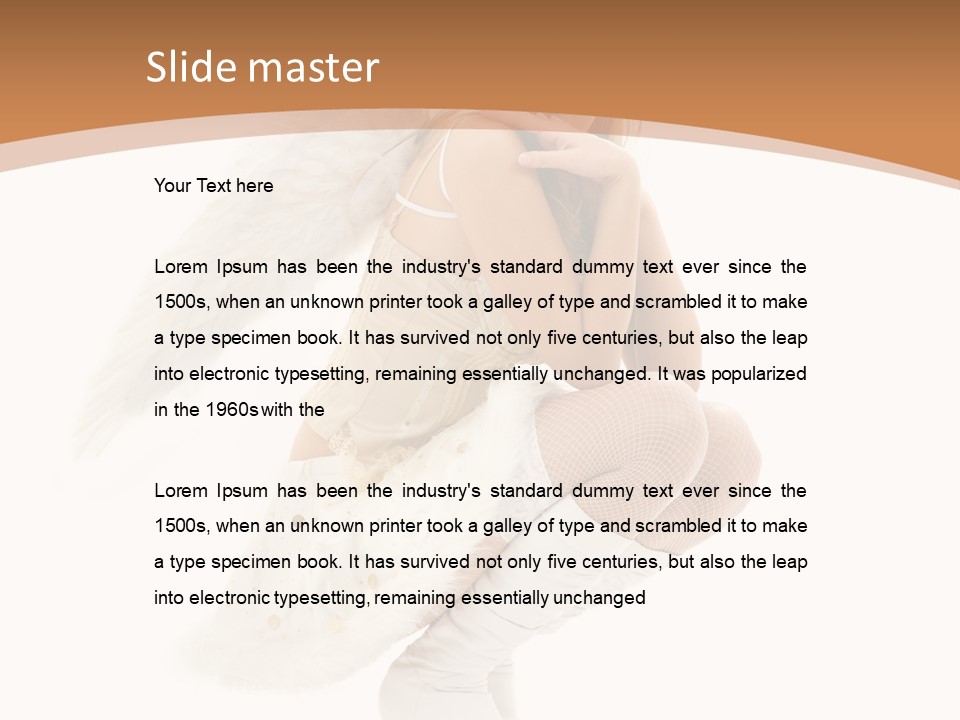 Pinup Lonely Furry PowerPoint Template