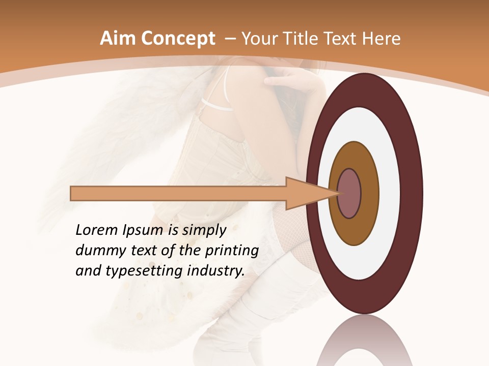 Pinup Lonely Furry PowerPoint Template