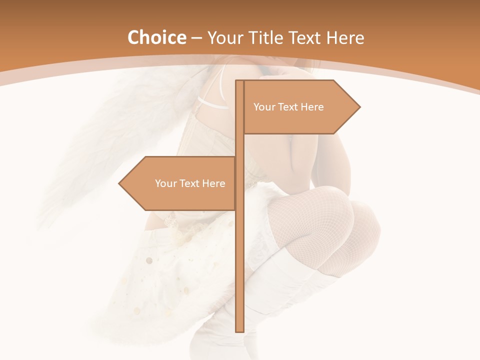 Pinup Lonely Furry PowerPoint Template