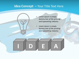 Discovery Mask Flipper PowerPoint Template