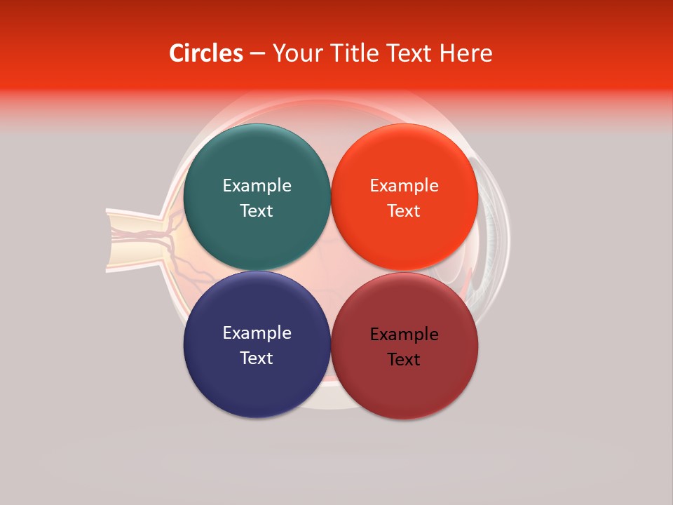 Healthcare Human Ophthalmic PowerPoint Template