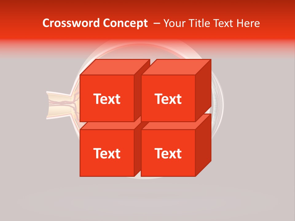Healthcare Human Ophthalmic PowerPoint Template