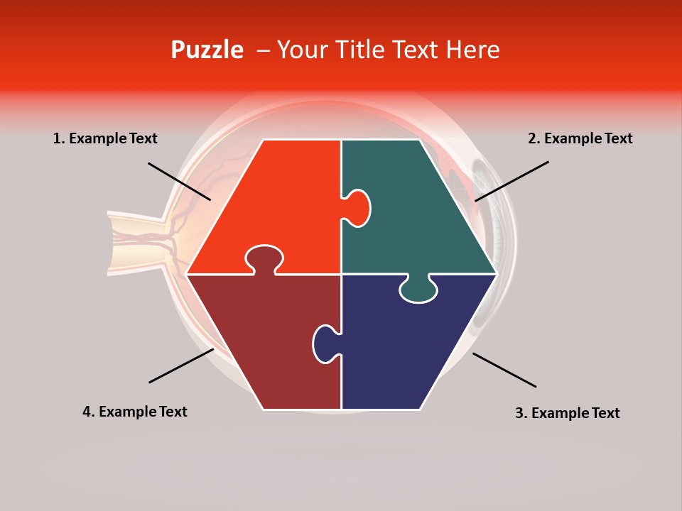 Healthcare Human Ophthalmic PowerPoint Template