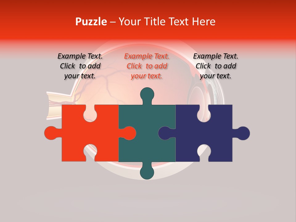 Healthcare Human Ophthalmic PowerPoint Template