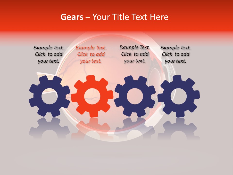 Healthcare Human Ophthalmic PowerPoint Template