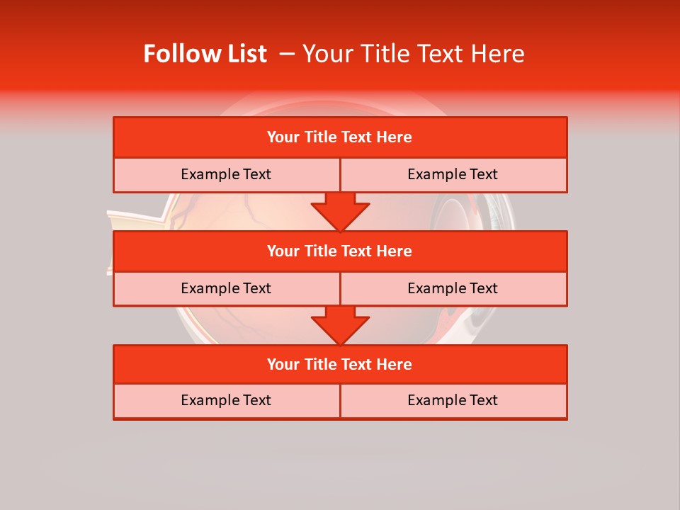 Healthcare Human Ophthalmic PowerPoint Template