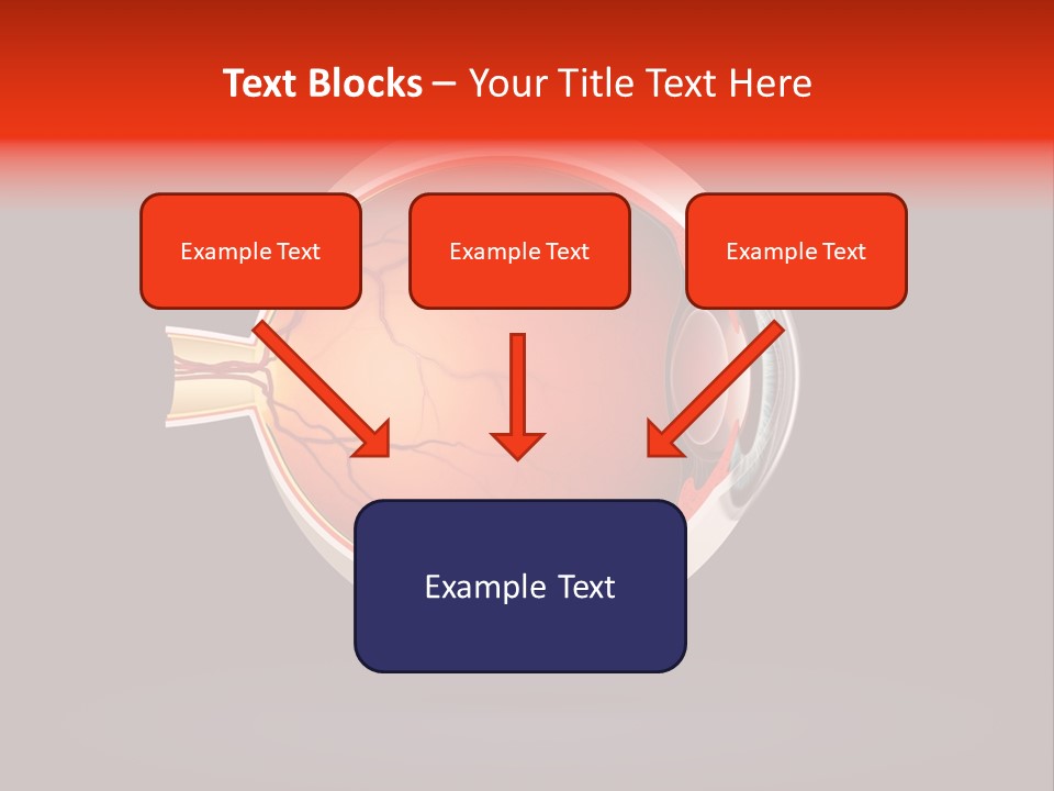 Healthcare Human Ophthalmic PowerPoint Template
