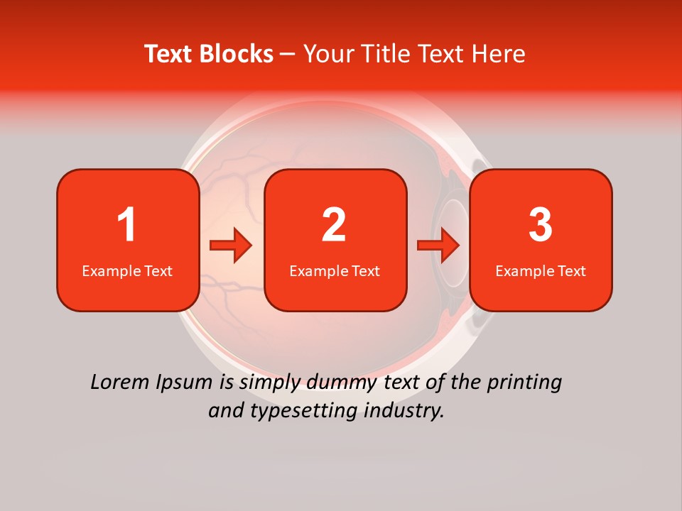 Healthcare Human Ophthalmic PowerPoint Template